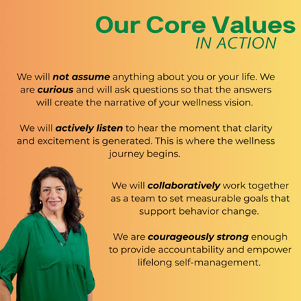 gina sadri core values